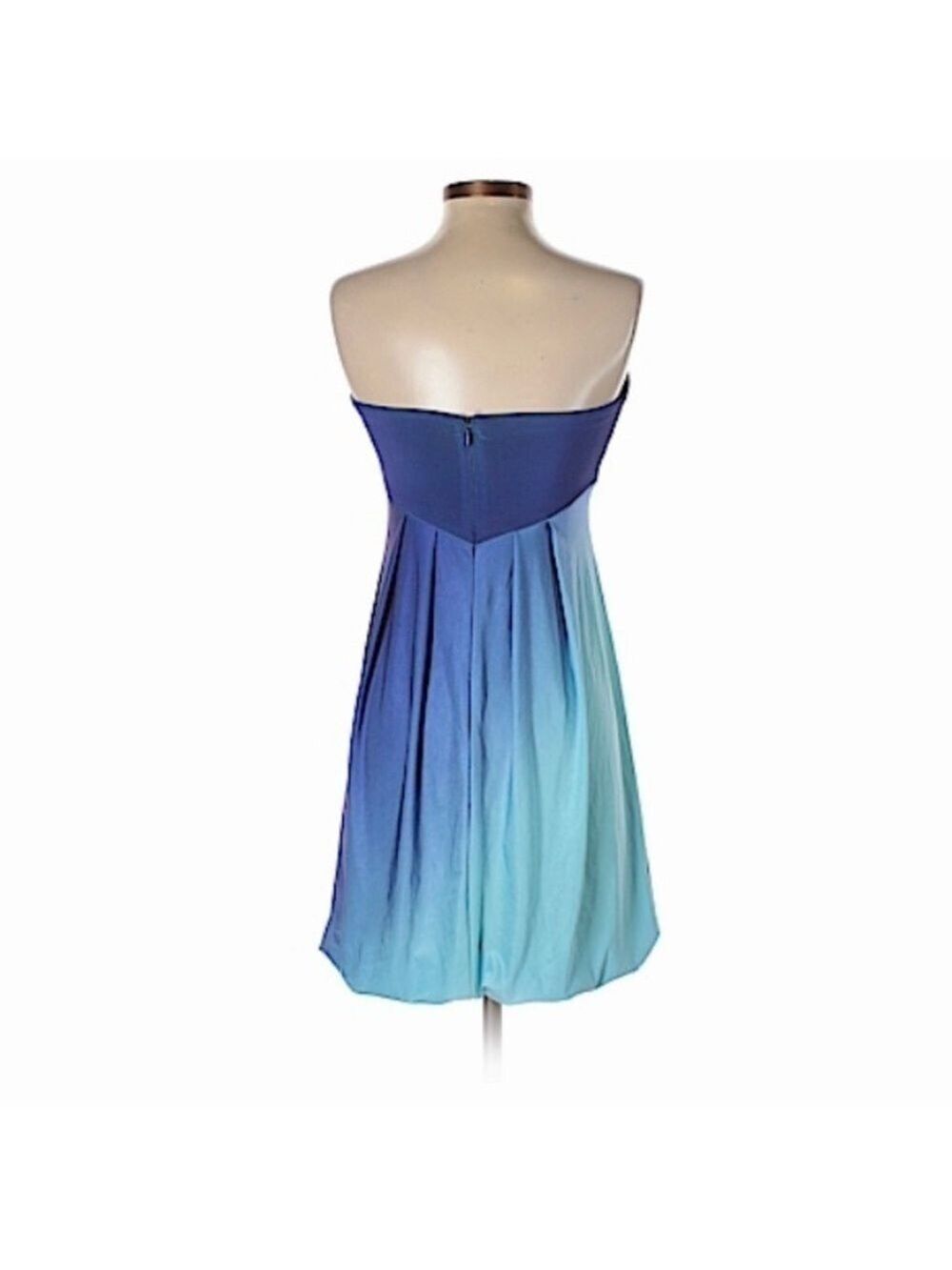 Xscape Blue Y2K Ombré Bubble Cocktail Dress Size 4 - Picture 7 of 12
